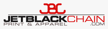 Jet Black Chain Print & Apparel